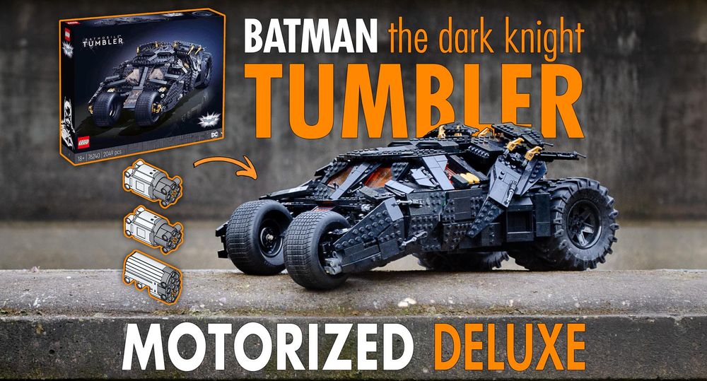Artesano Amarillento legal LEGO MOC RC ☆ Βatman Tumbler LEGO 76240 UCS ☆ Motorized and remote  controlled with power functions ☆ Batmobile from the dark knight by  reckless_glitch | Rebrickable - Build with LEGO