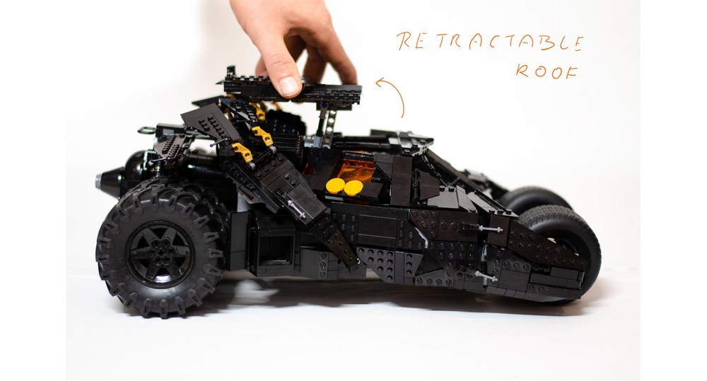 LEGO MOC RC ☆ Βatman Tumbler LEGO 76240 UCS ☆ Motorized and