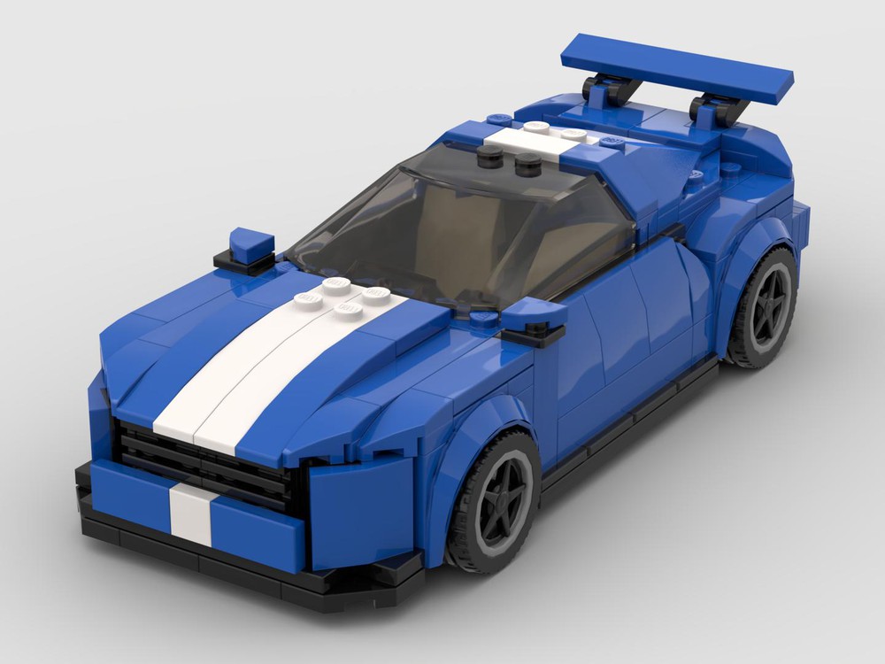 LEGO MOC Ford Mustang 8 studs wide by Egzarh | Rebrickable - Build with ...