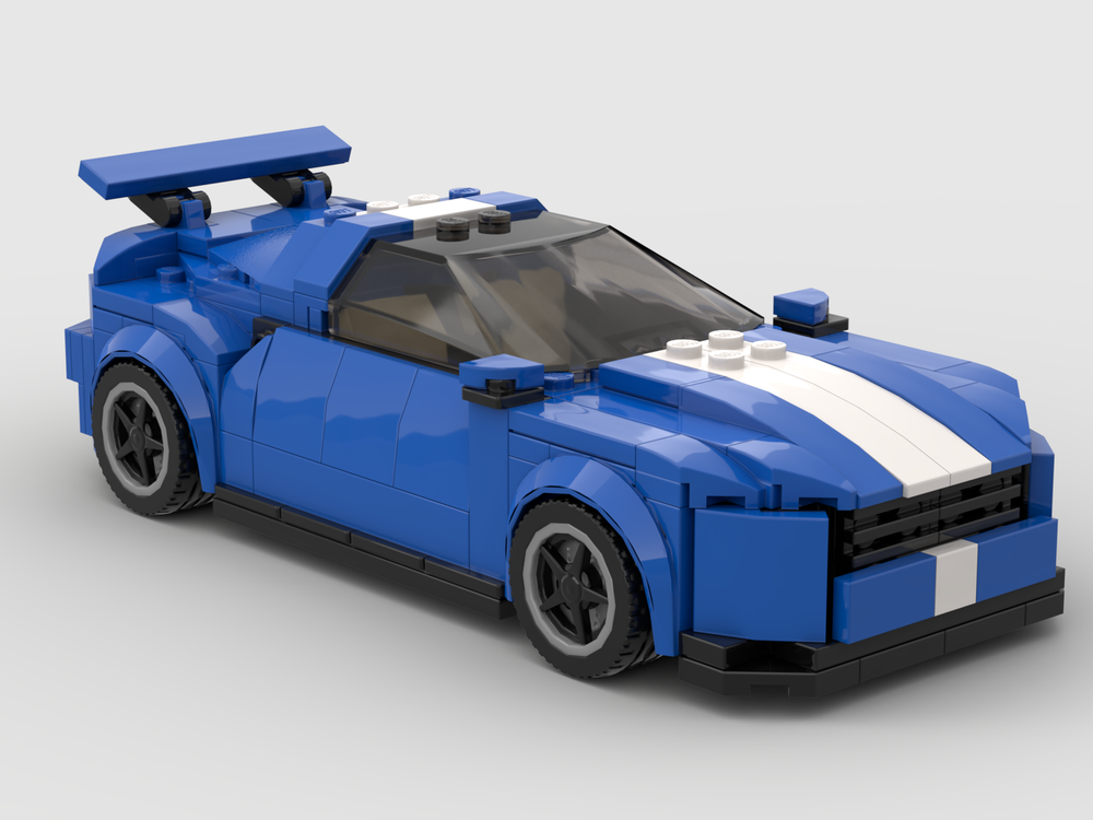 LEGO MOC Ford Mustang 8 studs wide by Egzarh | Rebrickable - Build with ...