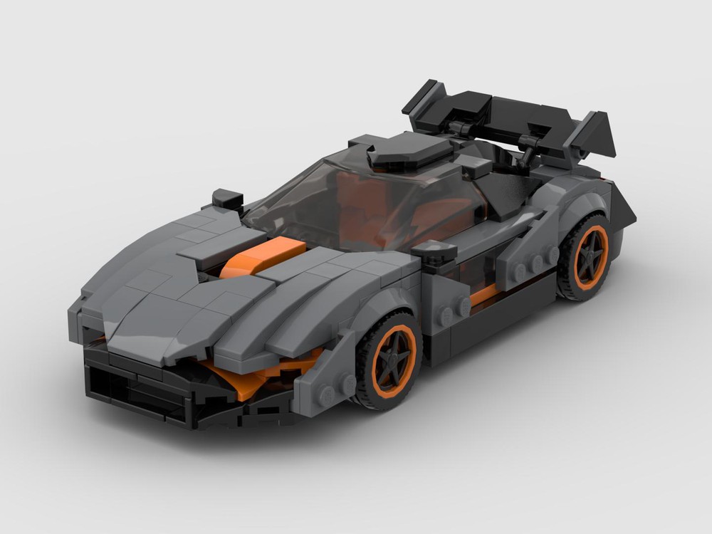 LEGO MOC McLaren Senna 8 studs wide by Egzarh | Rebrickable - Build ...