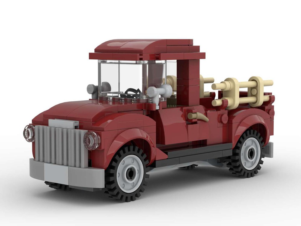 LEGO MOC Truck Minifigure Scale // inspired by LEGO set 10290 by Brickwood Creations | Rebrickable - with LEGO