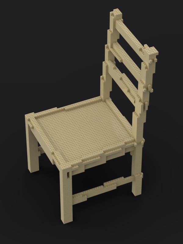 Lego Moc Sculpture Chair By Blackmaster Rebrickable Build With Lego 5203