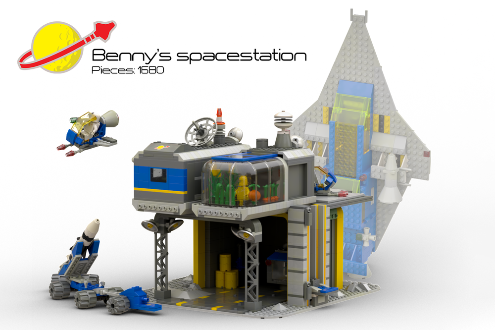 LEGO MOC Benny's Spacestation by Rebrickable