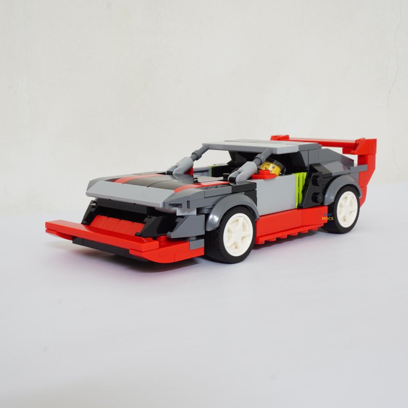 LEGO Audi S1 Hoonitron by KMPMOCS Rebrickable - Build with LEGO