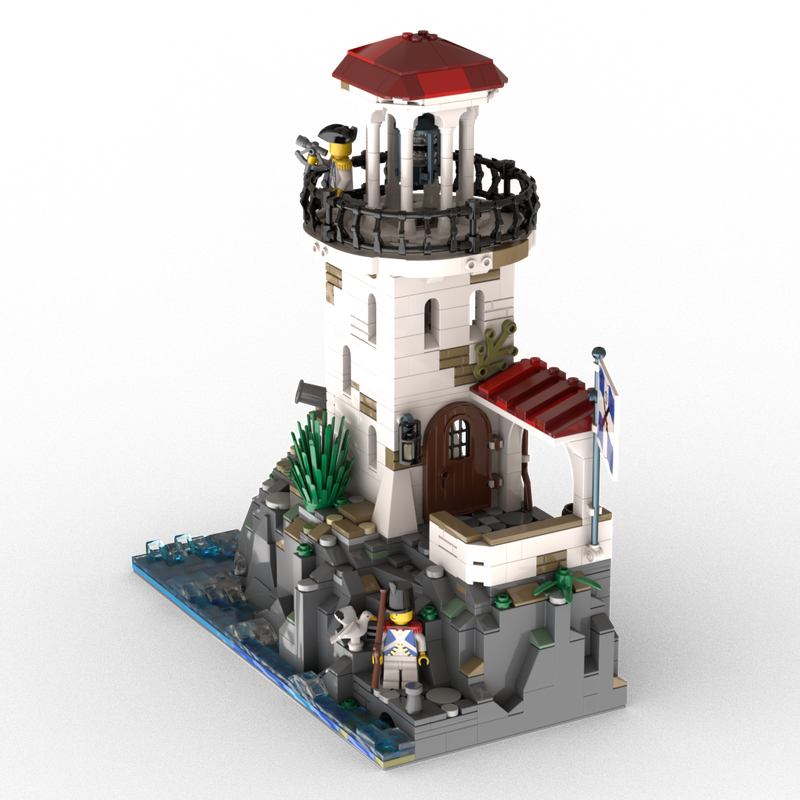 LEGO MOC Imperial Lighthouse by Xigphir | Rebrickable - Build with LEGO