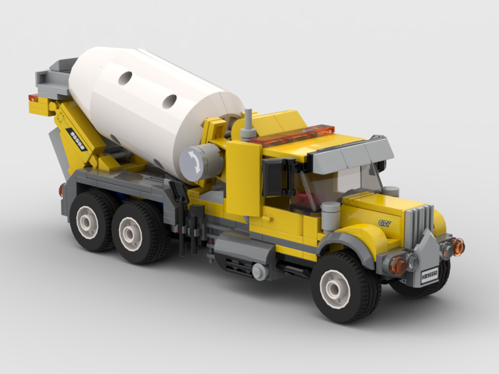 LEGO MOC Concrete Truck by HaulingBricks Build with LEGO