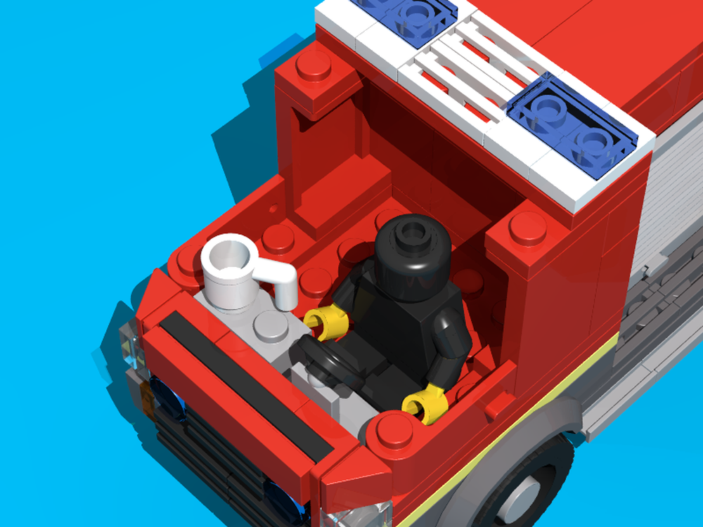 LEGO MOC Fire Engine by The Lego Master | Rebrickable - Build with LEGO