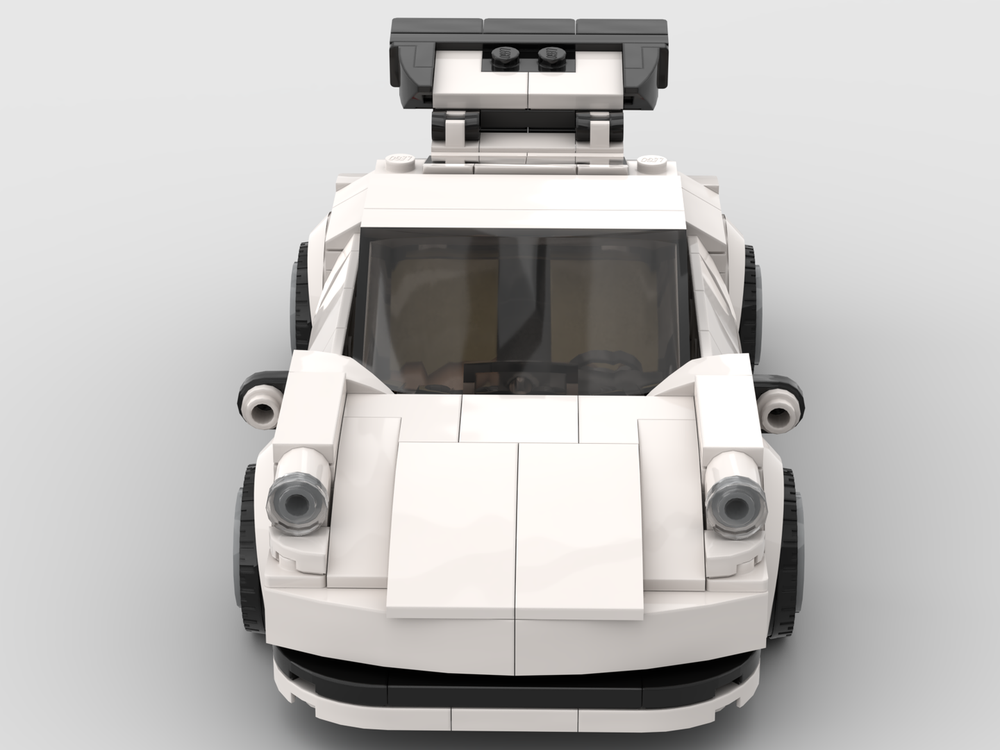 LEGO MOC-95588 Porsche 911 Turbo 8 studs wide by Egzarh