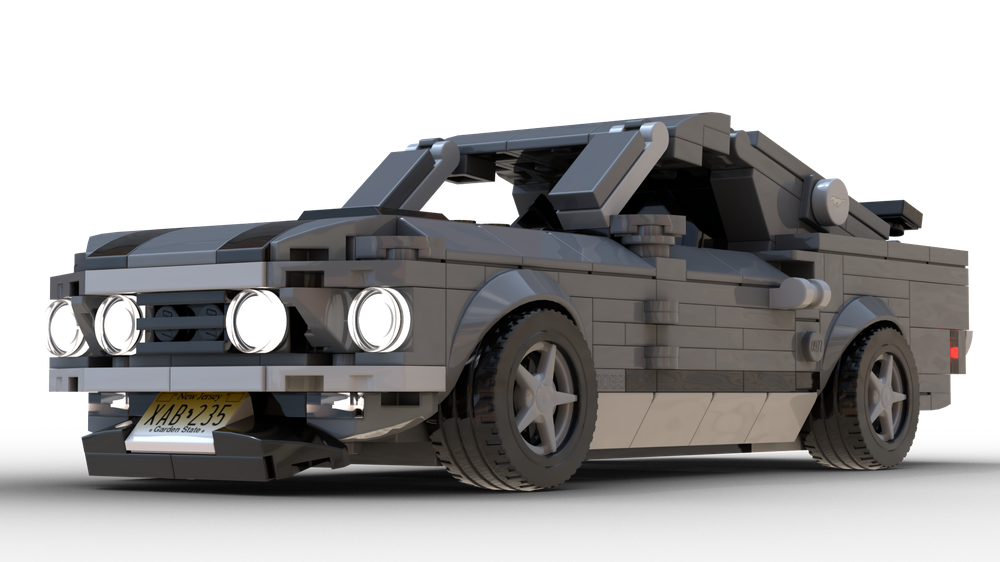 Lego Moc 1969 Ford Mustang Boss 429 (John Wick) By Haruna | Rebrickable -  Build With Lego