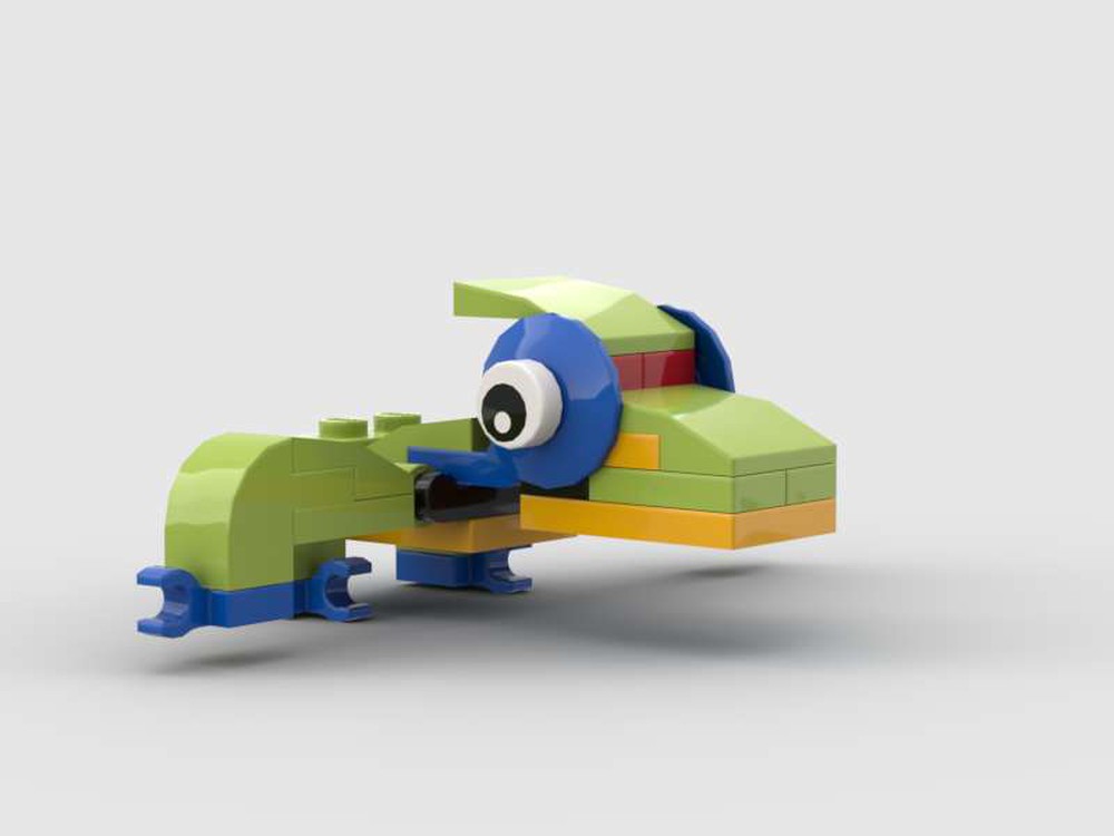 LEGO MOC Big Headed Pteranodon by jlherbst77 | Rebrickable - Build with ...