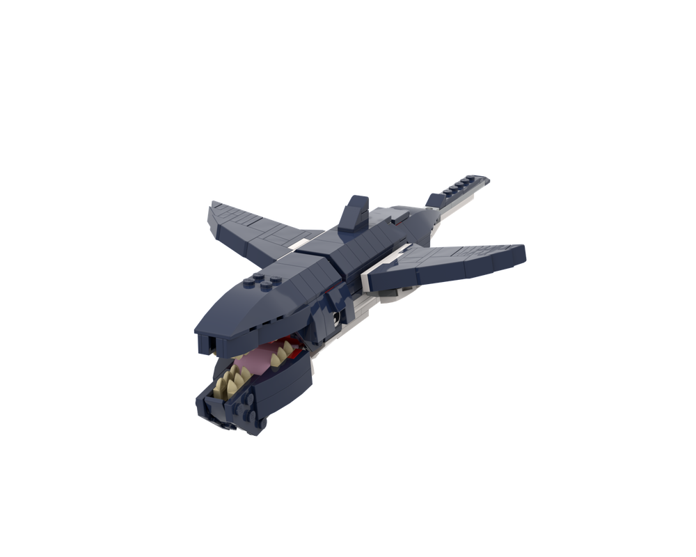 LEGO MOC Brute Shark 31088 2 to 1 by bricksmartworkshop