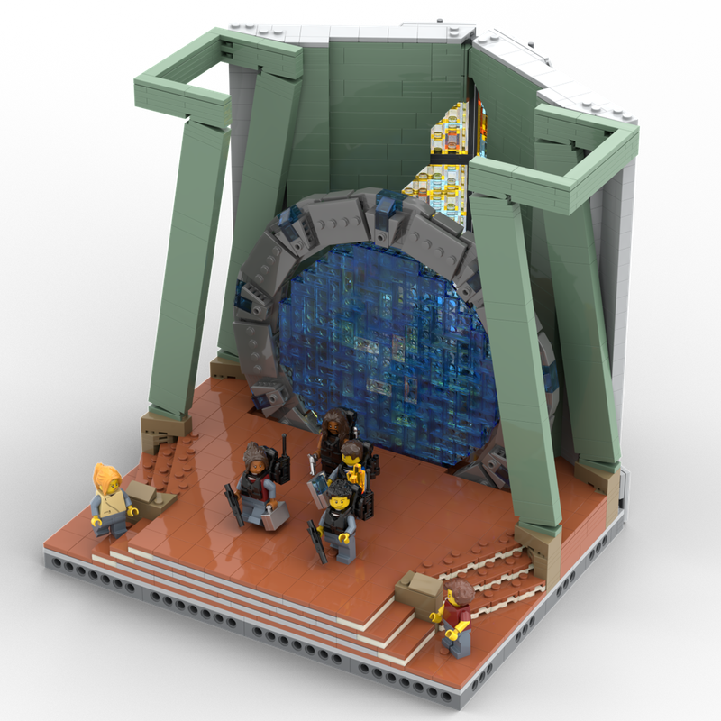 LEGO MOC Stargate Atlantis Gateroom by axsbricks | Rebrickable - Build ...