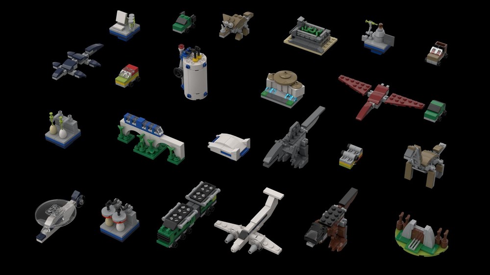 LEGO MOC Jurassic P/W Advent Calendar by Spinobreaker | Rebrickable - Build  with LEGO