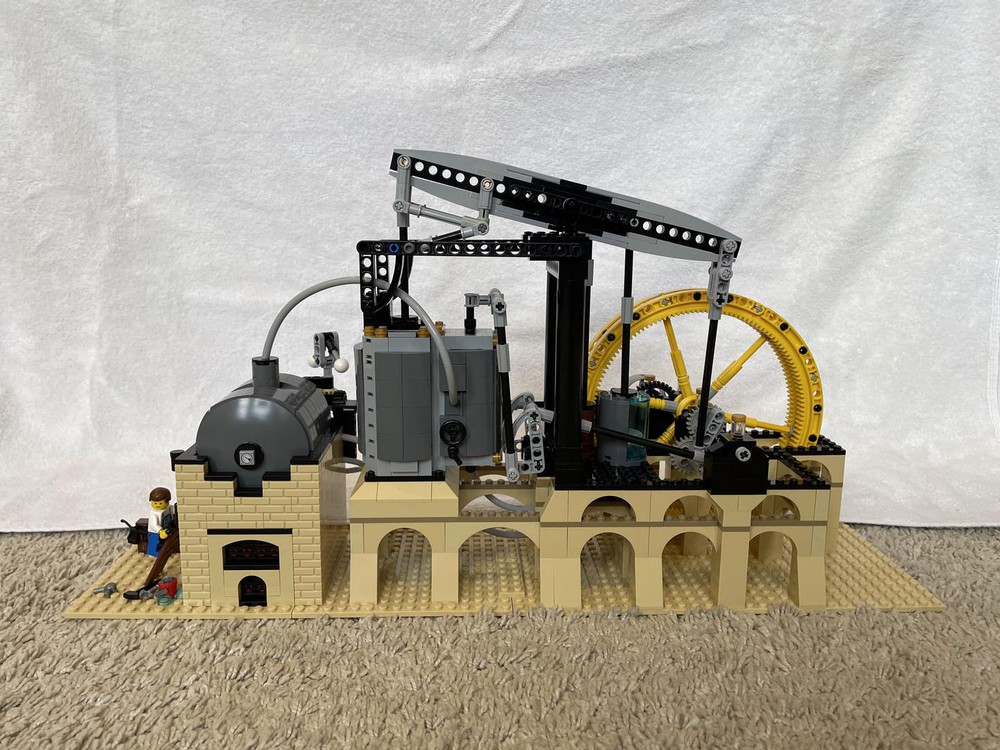 LEGO MOC James Watt Steam Engine Variation by uberdude