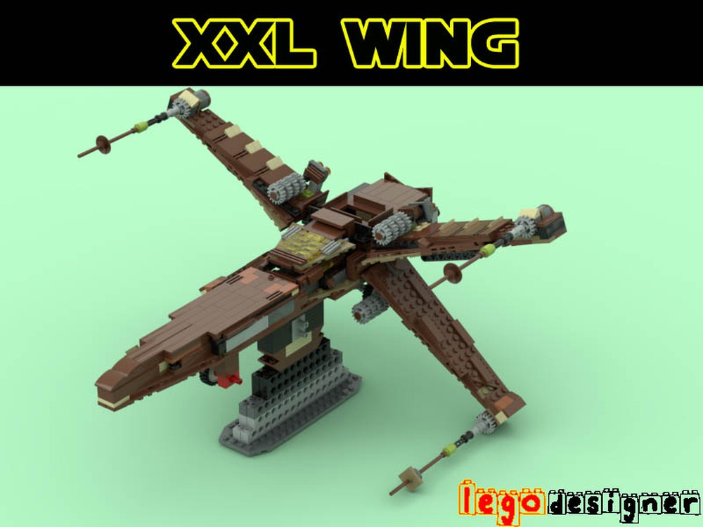 fantastisk fange Rejse tiltale LEGO MOC 75220 XXL Wing by LegoDesigner | Rebrickable - Build with LEGO