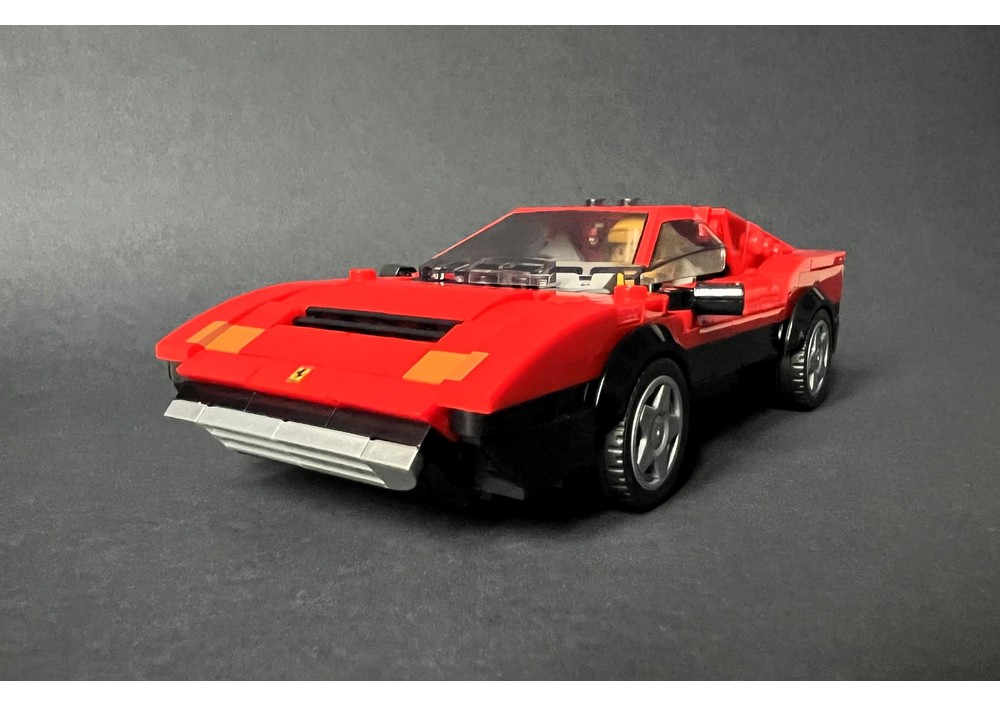 LEGO MOC Ferrrari 512BB - Speed Champions 8 Studs wide by