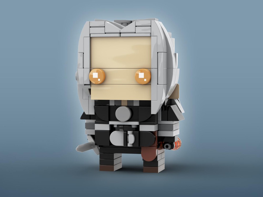 LEGO MOC Geralt of Rivia Brickheadz LEGO MOC - Netflix The Witcher by  Eugenio Iacono