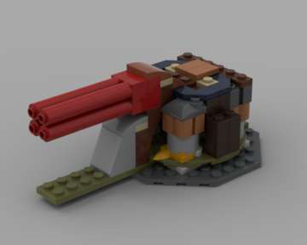 Lego Moc Battery 246 (artillery) By Kestron 