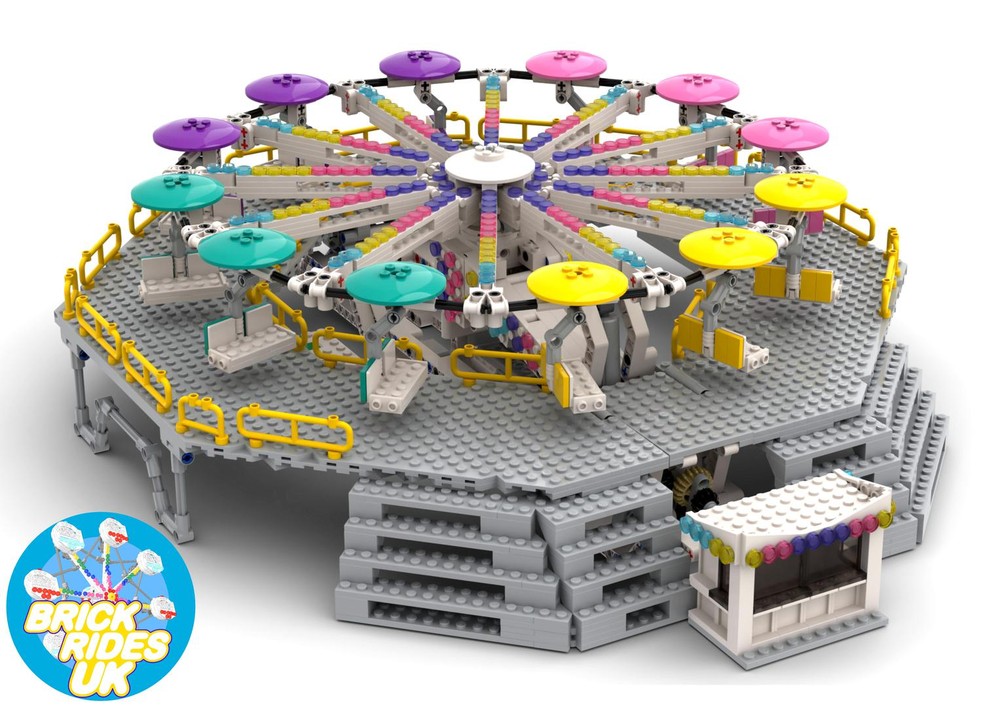 LEGO MOC-96406 Paratrooper Fairground Ride (Powered UP) by Brick Rides ...