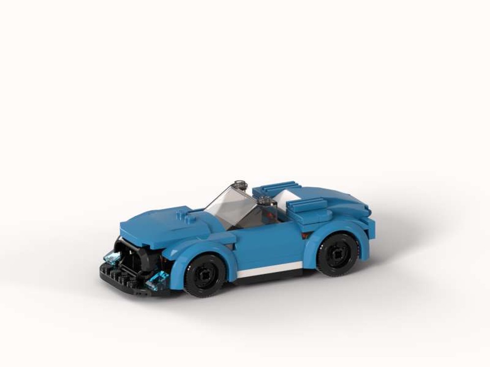 LEGO MOC Blue car by vir-a-cocha | Rebrickable - Build with LEGO