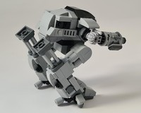 未来都市の下のED-209 I made Robocop ED-209 mech , using LEGO 76254: Baby Rocket's ship