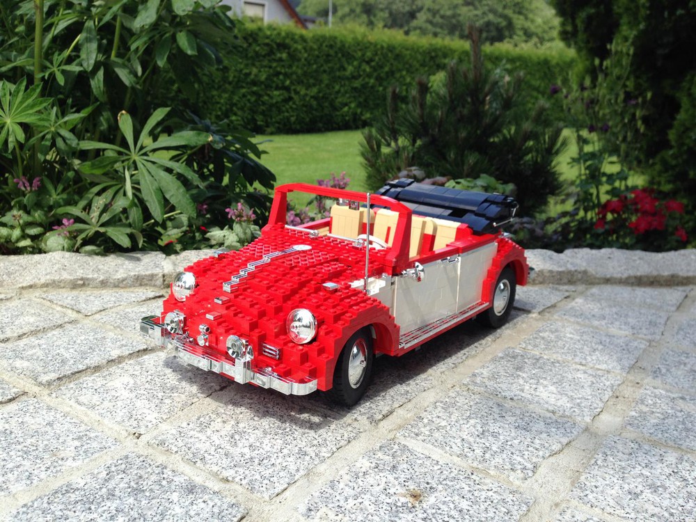 LEGO VW beetle convetible (based on 10187) with power fuctions by xx1Andi | Rebrickable - Build with LEGO
