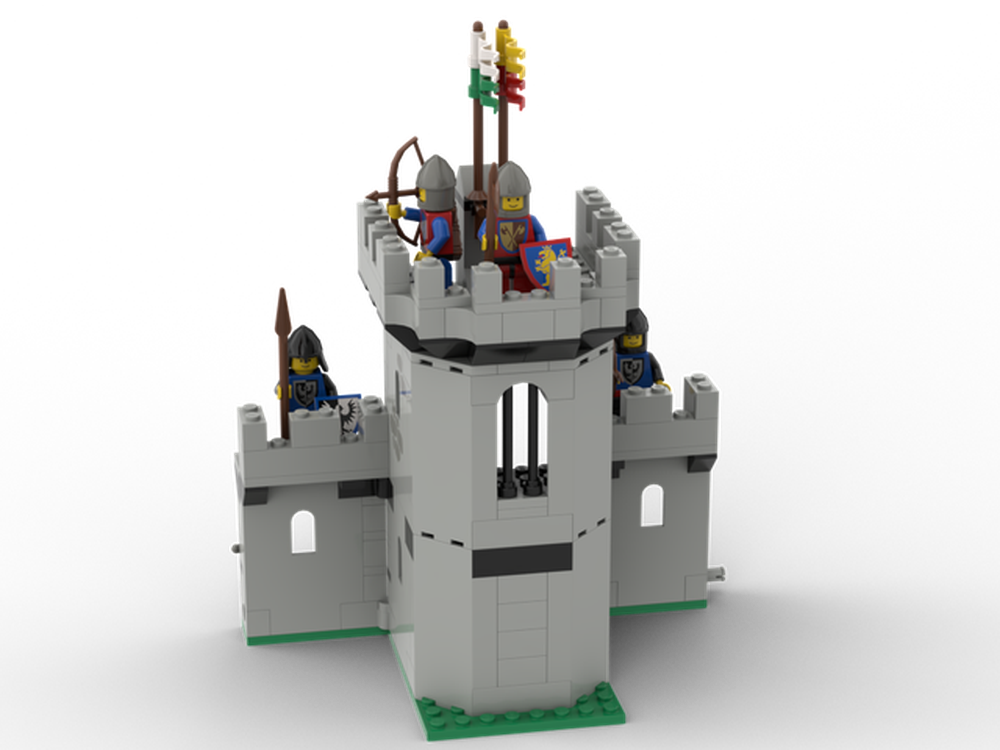 LEGO tower to go with 80s Castle sets by dandelbaum | Rebrickable - Build with LEGO