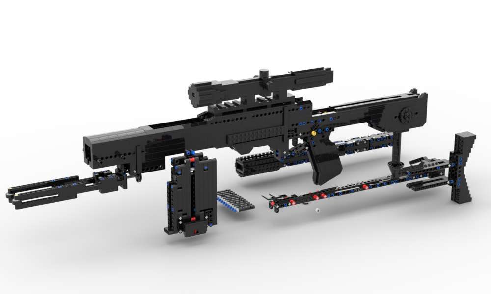 Lego® Custom Instructions Working Sniper Rifle Lego Instructions ...
