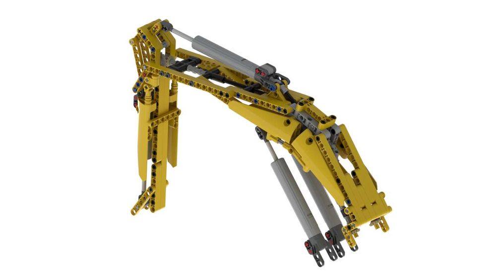 skelet tusind prop LEGO MOC Ultimate 8043 excavator boom arm modification by laouaistechnic |  Rebrickable - Build with LEGO