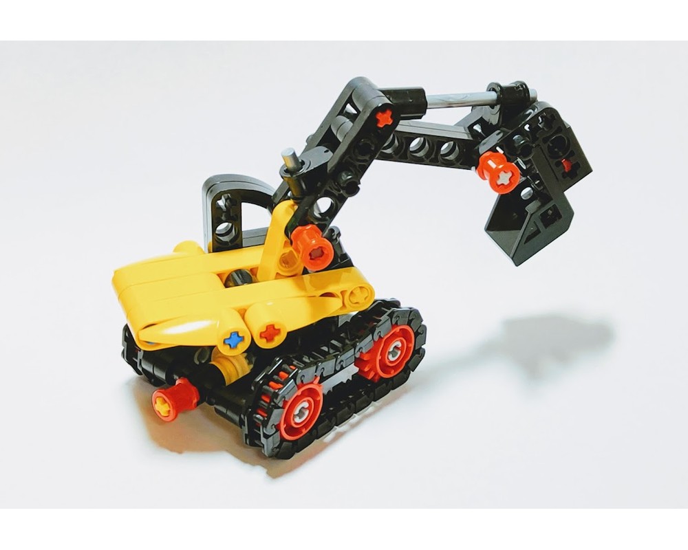 LEGO MOC-96836 Mini excavator by Goga-moga | Rebrickable - Build
