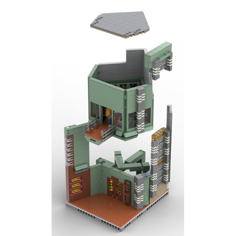 LEGO MOC-96856 Stargate Atlantis Commander's Office by axsbricks ...