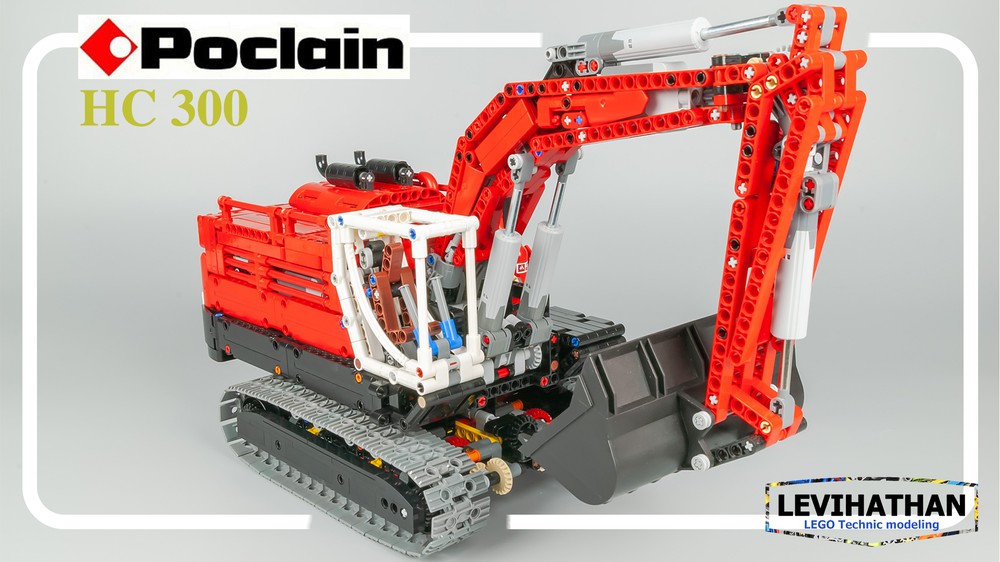 LEGO MOC Poclain HC300 by Levihathan | Rebrickable Build with LEGO