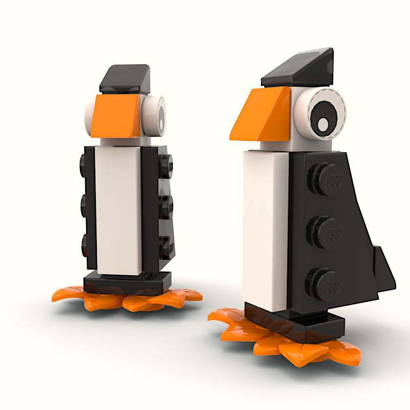 LEGO MOC Penguins by HannibalJoost | Rebrickable - Build with LEGO