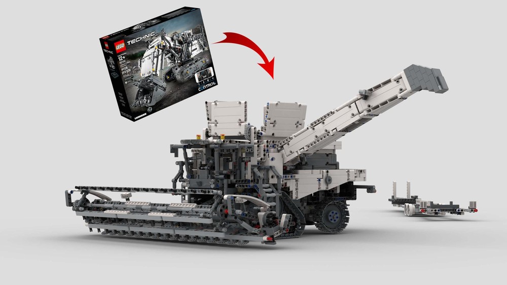 LEGO MOC 42100 C-Model: Combine Harvester by lars_4444