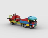 11001 Truck and motorboat