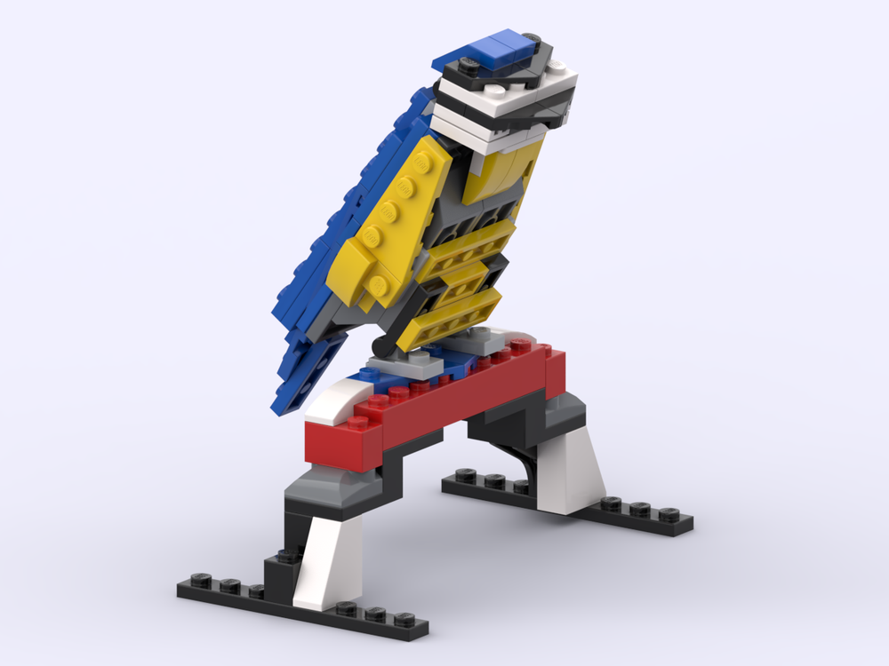 LEGO MOC Blue tit by Agent Orange | Rebrickable - Build with LEGO