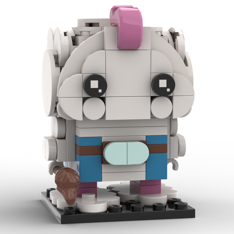 LEGO MOC Mallow Brickheadz by polecat89 | Rebrickable - Build with LEGO