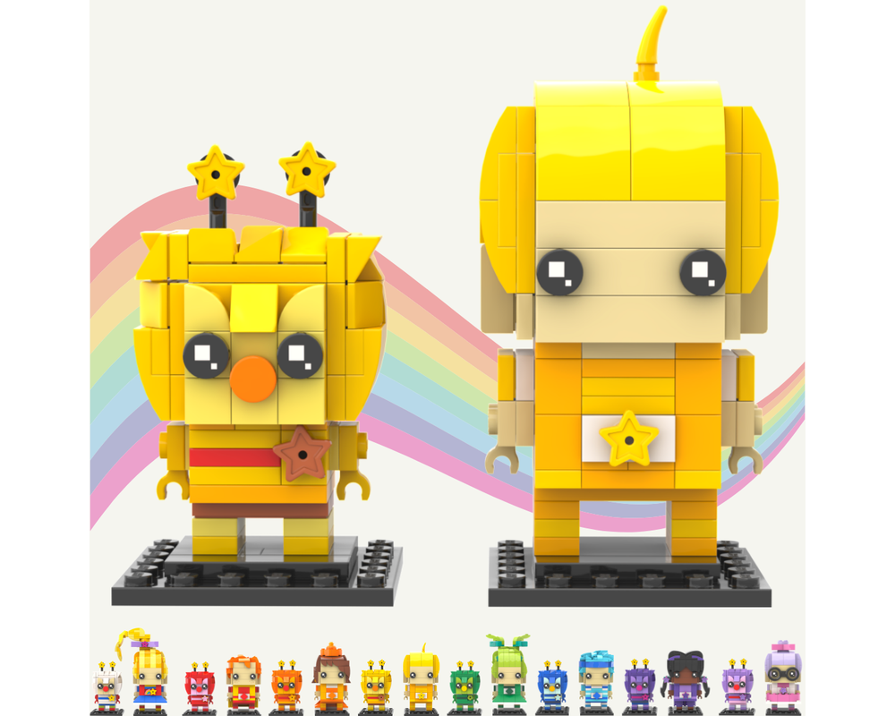 LEGO MOC Canary Yellow and Spark by Brick_Built_Babe | Rebrickable ...