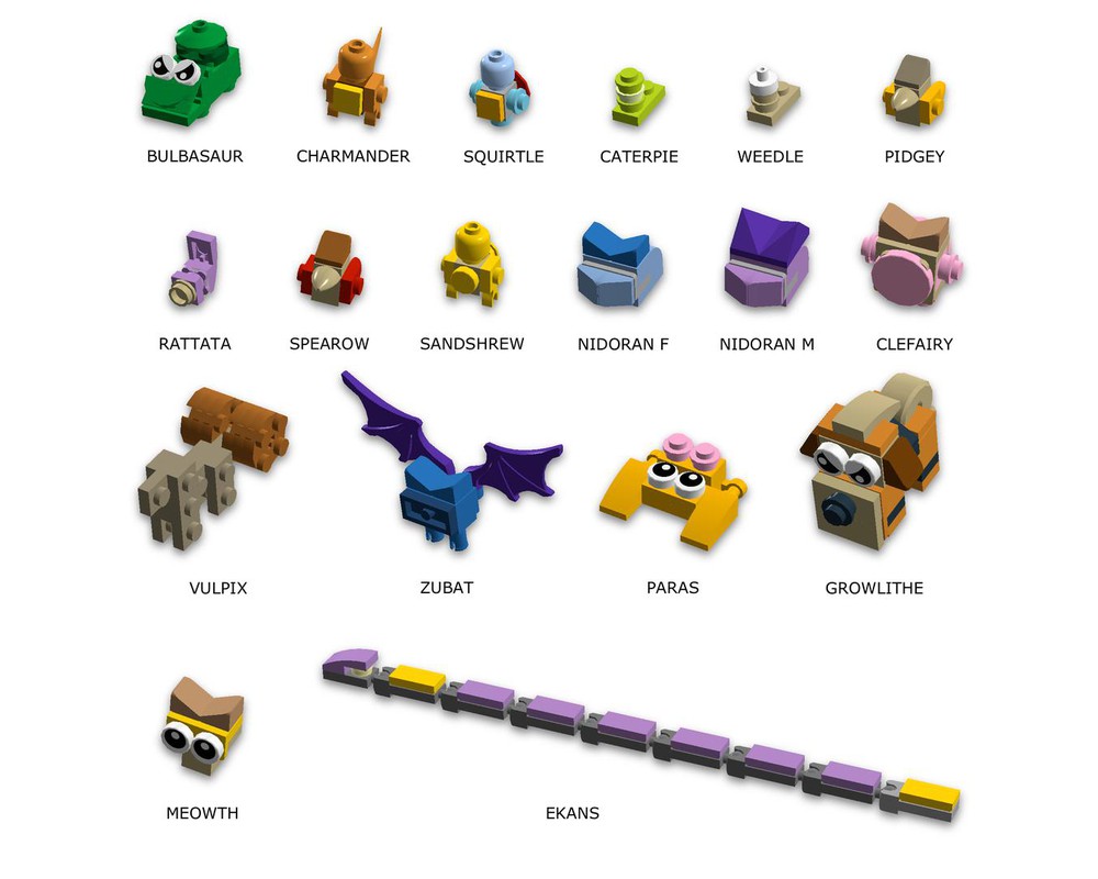 small lego pokemon