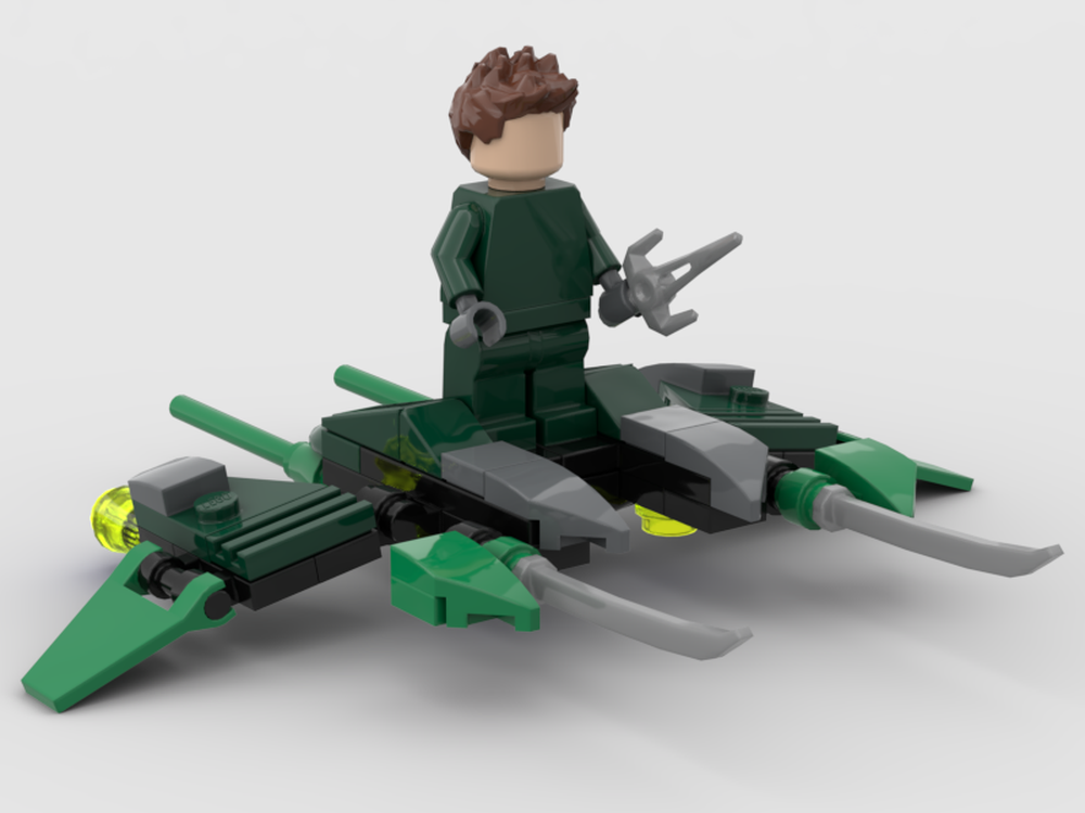Avl Medic handling LEGO MOC The Amazing Spider-Man 2 (2014) Green Goblin's Glider by  ArborlyMink | Rebrickable - Build with LEGO