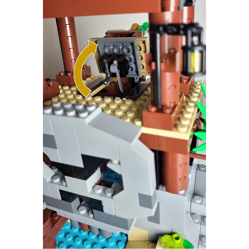 LEGO MOC-97343 6279 Skull Island rebuilt from 21322 by DrPhil ...