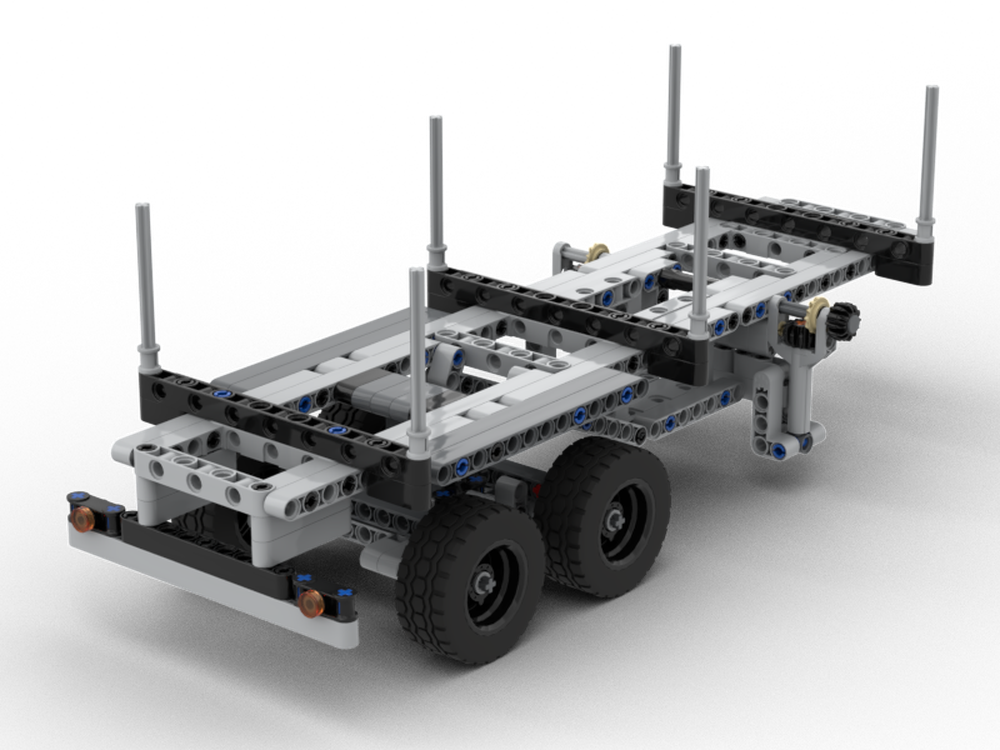 LEGO MOC-97388 RC Logging Truck (Control+) by time-hh | Rebrickable ...