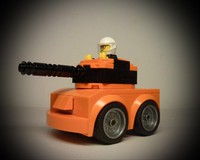 75880 Chibi style Tank Destroyer for Minifig