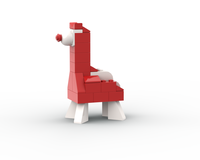 10698 Red dinosaur