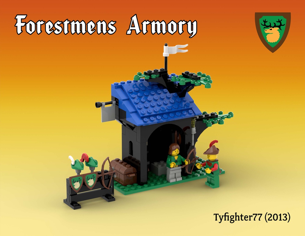Romantik grafisk oversættelse LEGO MOC Forestmens Armory by Tyfighter77 | Rebrickable - Build with LEGO