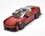 LEGO MOC Porsche 911 Turbo - 'Blackbird' from Wangan Midnight by