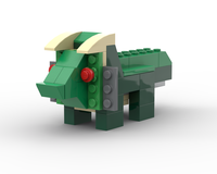 10698 Green dinosaur