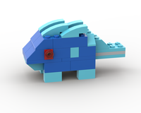 10698 Blue dinosaur