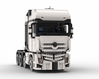 LEGO MOC Mercedes Benz Actros SLT 4163 truck 8X4 RC tractor